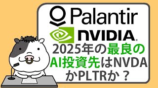 エヌビディアかパランティアか？2025年の最良のAI投資先はどちらか【2024/12/14】