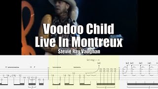 Voodoo Child Live Montreux | Stevie Ray Vaughan | Guitar Tab \u0026 Playalong