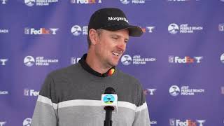 Justin Rose Sunday Flash Interview 2023 AT&T Pebble Beach Pro-Am