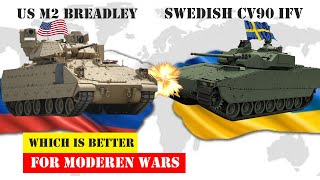 US M2 Bradley or Swedish CV90 Who to Win For Modern Wars