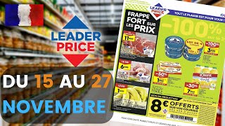 catalogue LEADER PRICE du 15 au 27 novembre 2022 💝 Arrivage - FRANCE