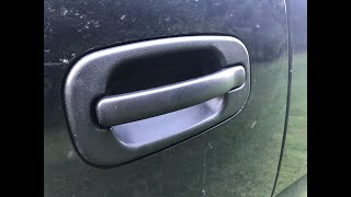 OldGuyDIY $20, 30 Minute GM Chevy GMC NBS SUV Truck Exterior Door Handle Replacement, Tahoe Suburban