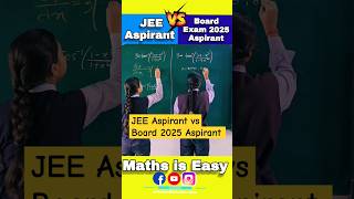 Class 12 Board Exam 2025 vs JEE Aspirant 🔥 | Differentiation Short Trick #ytshorts #shorts #fun #yt