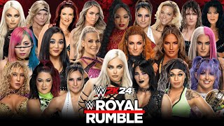 Women’s Royal Rumble Match: 20 Superstars Collide for Glory