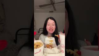 TRYING NEW HOT HONEY TENDERS CHICK FIL A