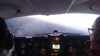 Socata TB9 short field approach \u0026 go around