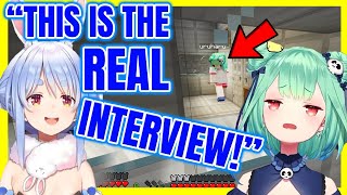 【ENG Sub】Rushia gets FLATTENED by Pekora *BOTH POVS* Minecraft Usada Kensetsu Interview【Hololive】