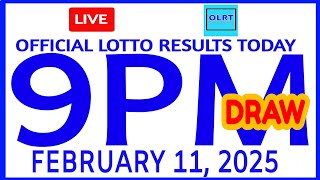 Lotto Results Today February 11, 2025 9pm draw swertres results