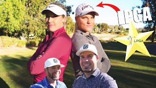 PLAYING WITH A LPGA PRO!/GUYS 🏌🏻‍♂️ 🏌🏻‍♂️ VS GIRLS 🏌️‍♀️ 🏌️‍♀️ FROM THE CROSBY CLUB