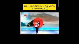 Next Level Nautanki 😂 | Journalist Nautanki On Cyclone Biparjoy #rbharat #cyclone #biparjoycyclone