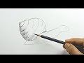 how to draw a snail step by step beginners drawing lesson