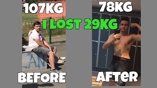 1 YEAR Weight LOSS Transformation | 107Kg to 78KG | FAT TO FIT