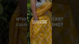 Saree with a Pocket?! 😍 The BEST Saree Feature | Aseem By Aseem Shakti