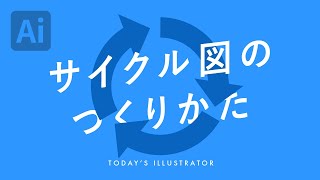 サイクル図のつくりかた｜Illustratorチュートリアル【本日のイラレ】