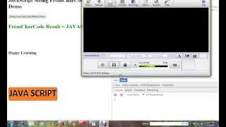 STRINGS FROMCHARCODE METHOD IN JAVA SCRIPT DEMO