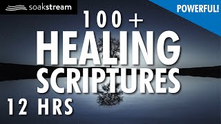 100+ Bible Verses For Sleep | Healing Scriptures With Soaking Music | 12 Hours