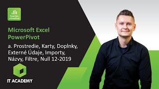 Online Kurz Excel PowerPivot - Ukážka - Prostredie, Karty, Externé Údaje, Importy, Názvy, Filtre