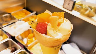 [Japanese dessert crepe] Crepe of Japanese fruit specialty store - Japanese cream crepes