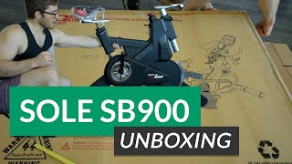 Unboxing the Sole SB900 exercise bike