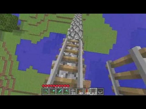 Minecraft Tutorial: How to Make a Minecraft Roller Coaster Minecraft Tutorial: How to Make a Minecraft Roller Coaster