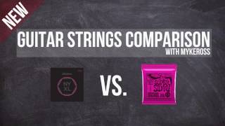 Guitar Strings Comparison 3 (Ernie Ball vs. D'addario NYXL)