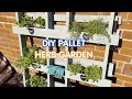 DIY Pallet Herb Garden - B&M Stores