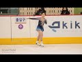 백금경 kumgyung baek kum gyung ㅣ여자 2그룹 junior women sp 26ㅣ2022 12 01 피겨 랭킹대회ㅣ백암고등학교