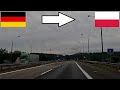 Germany - Poland / Crossing The Border By Car