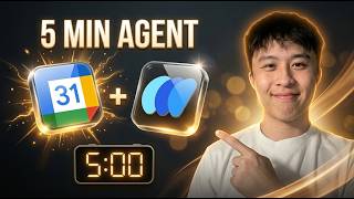 I Built a Google Calendar Booking Agent in 5 Minutes (No Code, No N8n)