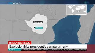 Explosion rocks Zimbabwe president's rally