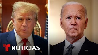 Ligero avance de Biden sobre Trump tras el veredicto contra el republicano | Noticias Telemundo
