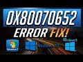 How to Fix Windows Update Error 0x80070652 in Windows 10/8/7 -  [2026 Tutorial]