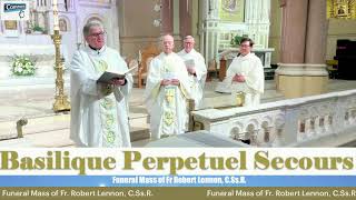 Funeral Mass of Fr. Robert Lennon, C.Ss.R.