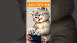 বিড়াল যখন ফোন টিপে 😂| Cat Using a Phone! 🐾#FunnyCat #cat #viralshort #funny #gaming #cutecat #pets