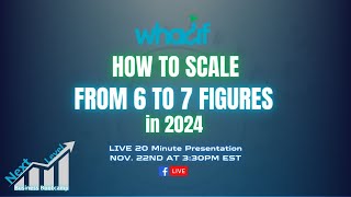 How to Scale from 6 to 7 figures in 2024