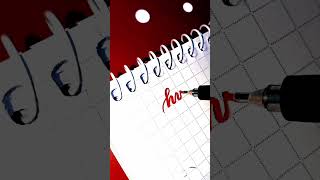 beautiful Handwriting for beginners😍❤️ #calligraphy #viral #shorts #trending #lettering