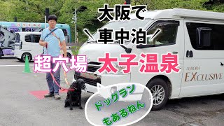 【太子温泉】大阪の温泉で車中泊⁉穴場の車中泊スポット見つけました‼