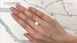 Lucce Rings | SUPERNOVA Moissanite Oval Cut