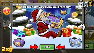 2x FREE CHRISTMAS GIFT 😍 FROM FINGERSOFT & TEAM CHEST - Hill Climb Racing 2