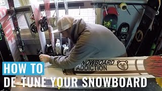 How To De-Tune Your Snowboard