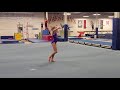 practicing level 7 new floor routine