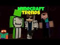 Minecraft, But All Trends in One Video || #minecraft #shorts #trends