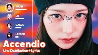 IVE - Accendio (Line Distribution + Lyrics Karaoke) PATREON REQUESTED