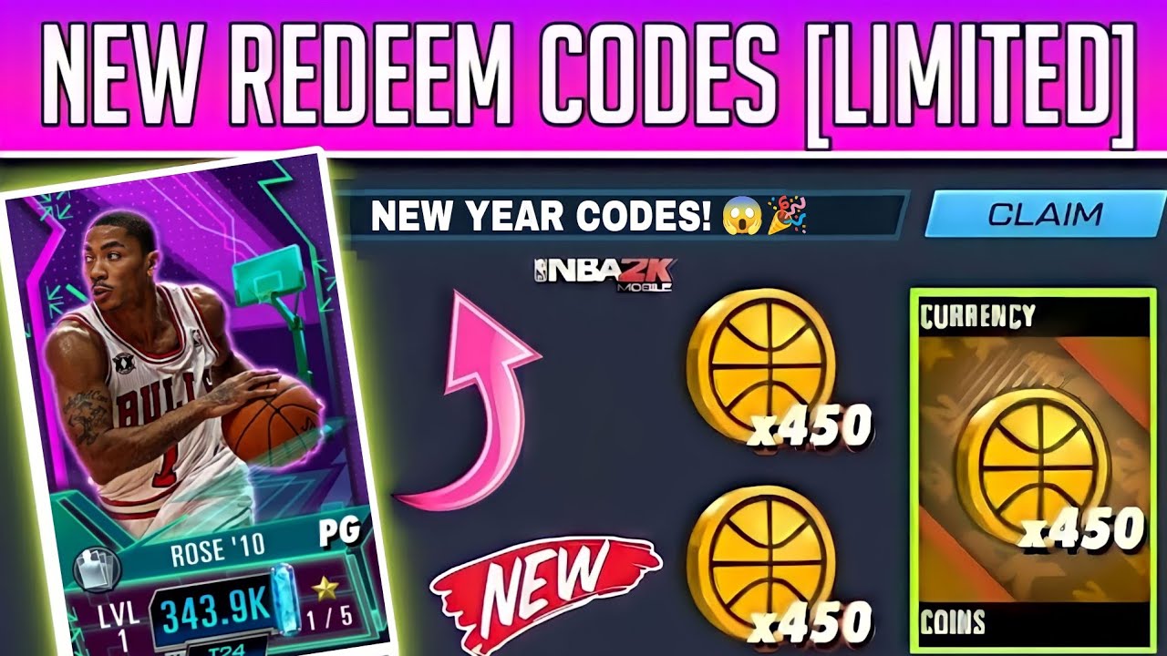 ⚠️New YEAR🎉CODES⚠️Nba 2k Mobile Redeem Codes 2024 - Nba 2k Mobile ...