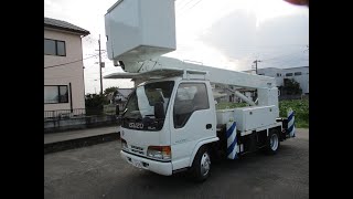 JAPAN USED TRUCK ISUZU ELF AERIAL FLATFORM CA-AK-26