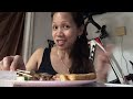 platter mukbang with singapore satay plattermukbang mukbang satay yhochie