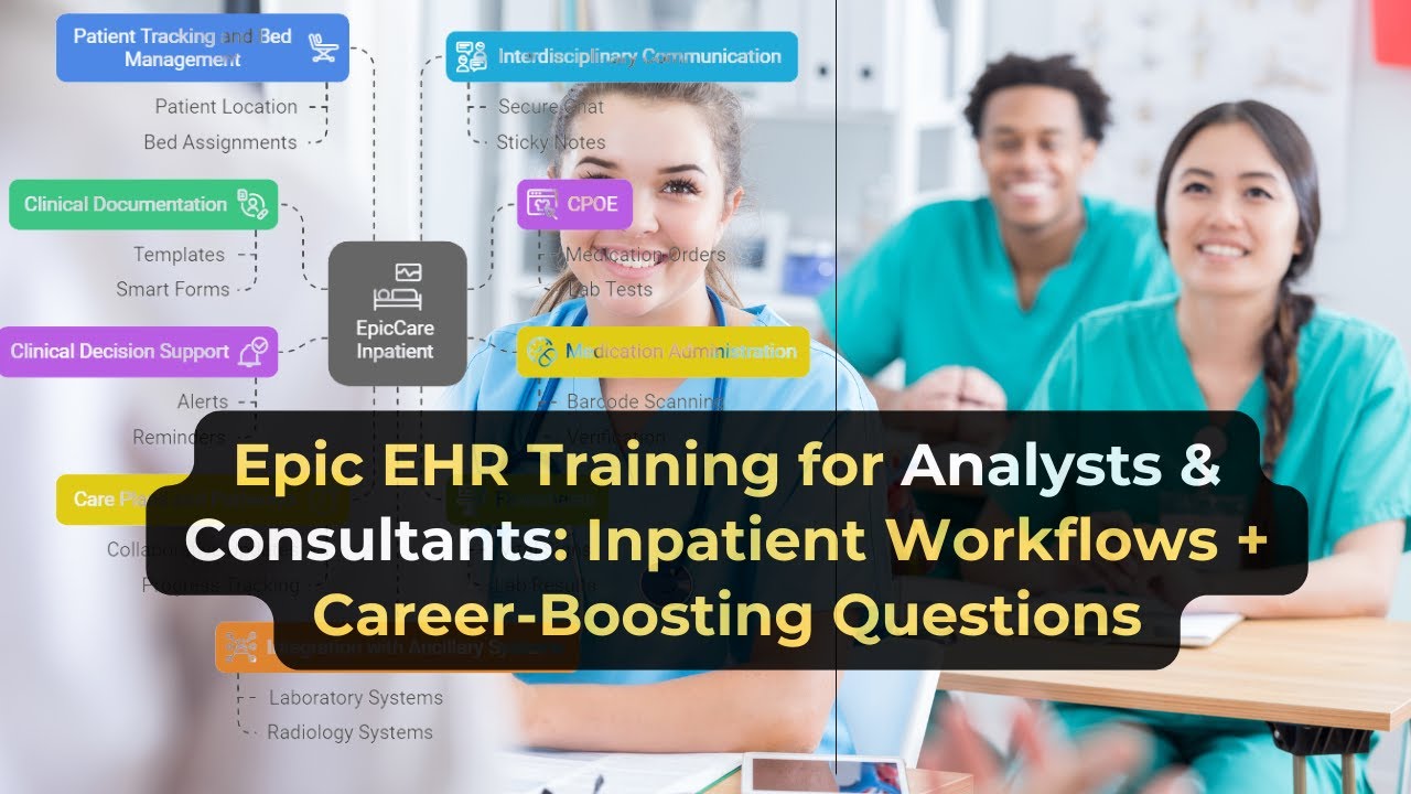 Epic Emr Training For Health It Pros Key Inpatient Workflows Smart