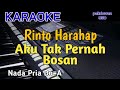 AKU TAK PERNAH BOSAN || RINTO HARAHAP || KARAOKE || COVER NADA PRIA DO=A