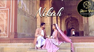 Nikah in badshahi masjid lahore - cinematic wedding video 2022 by Dream View #studio #eventsplanner