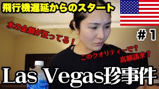 【遅延】初日からLas Vegasで事件が起きました